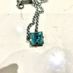 Vintage Sabika effortless 1 stone necklace S13